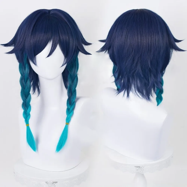 Blue Mixed Color Cos Wig JF0003