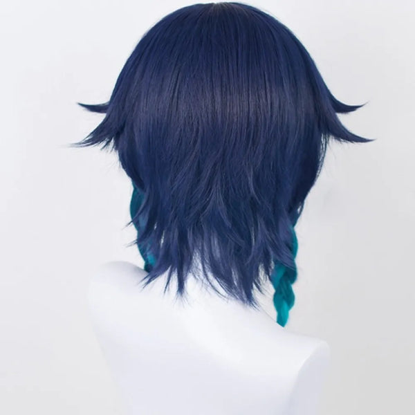 Blue Mixed Color Cos Wig JF0003