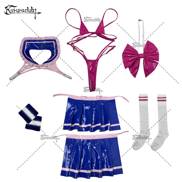 KORURACLUB Cheerleading Bow sailor Lingerie（6-Piece Set）AW017