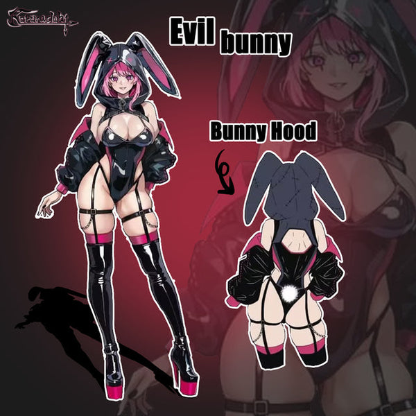 KORURACLUB Pre-Sale Cosplay Evil Bunny Lingerie（5-Piece Set） AW024