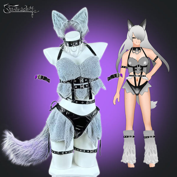 KORURACLUB  Cosplay Wolf Beauty Lingerie （6-Piece Set） AW020