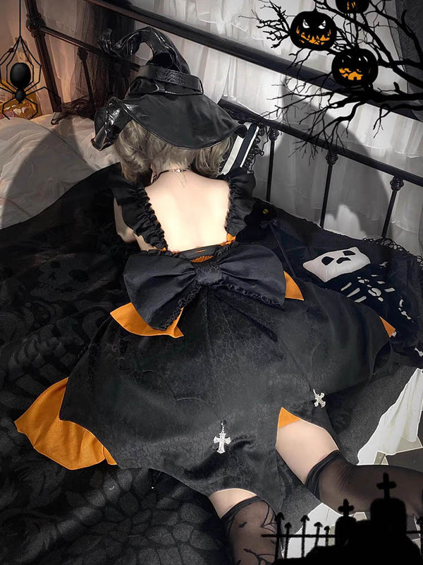 Halloween pumpkin witch lolita dress yc28175 – anibiu