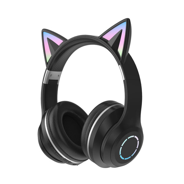 Macaron cat ear bluetooth headset yc25031