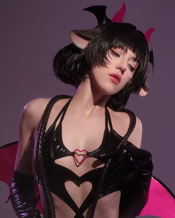 KORURACLUB-Cosplay Devil of Lust Succubus Lingerie (6-Piece Set) AW002