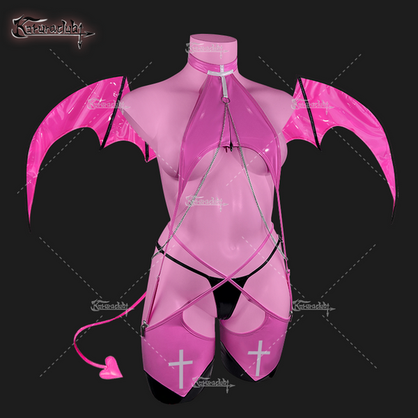 KORURACLUB Cospaly Priestess Succubus Lingerie  （8-Piece Set）AW007