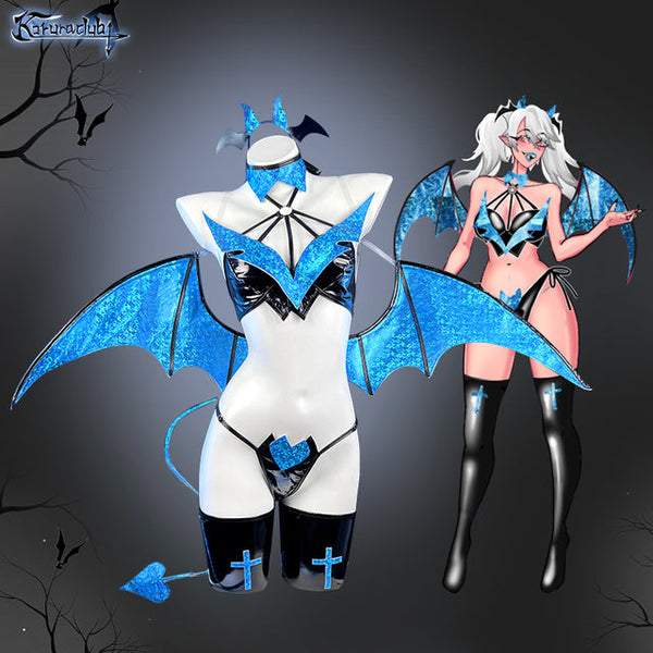 KORURACLUB Cosplay Blue Diamond Succubus Lingerie  AW009