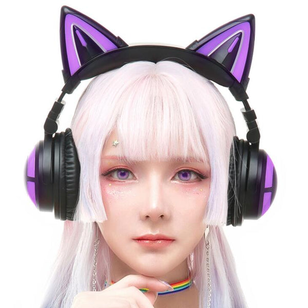 Cool style Cat Ear Wireless Bluetooth Headset yc23308