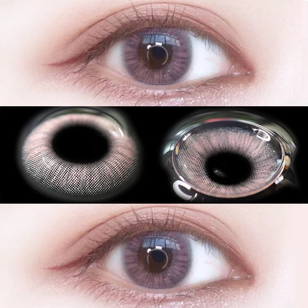 GALAXY III PURPLE CONTACT LENS (TWO PIECES) yc24286
