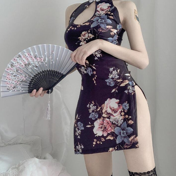 Retro sexy cheongsam cosplay costume yc23127