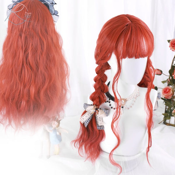 Lolita Orange Red Wig YC24538