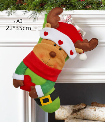 Christmas sock gift decoration yc24605