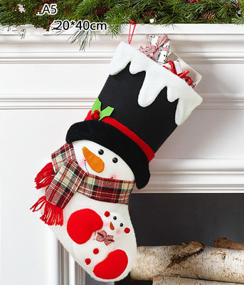 Christmas sock gift decoration yc24605