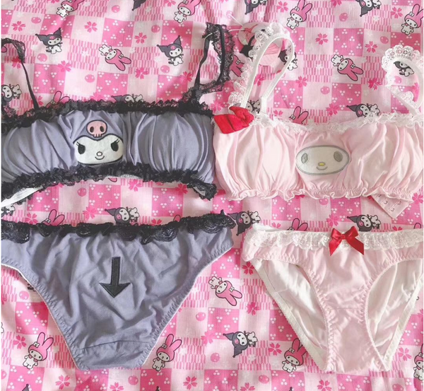 Kuromi My Melody cos underwear set yc22493 – anibiu