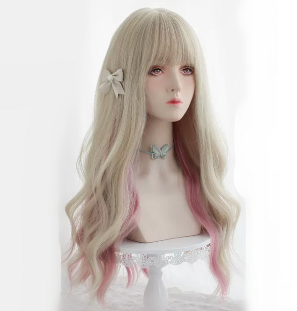 lolita highlights long curly wig yc50196