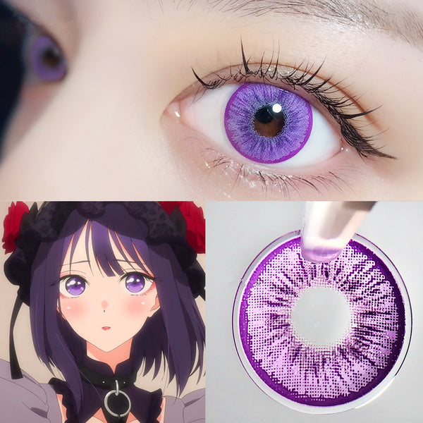 cosplay purple contact lenses (two pieces) yc50176